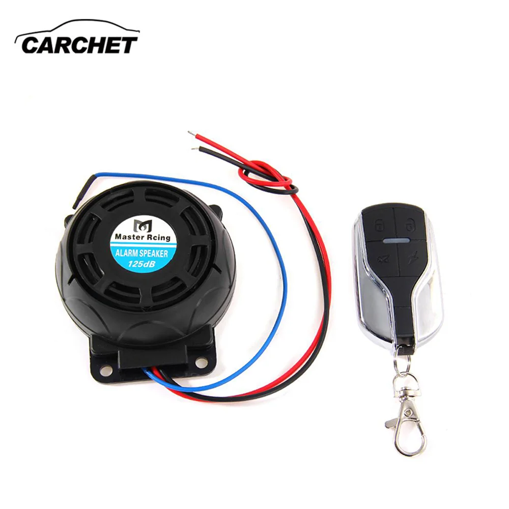 CARCHET Moto rcycle Сигнализация Противоугонная система безопасности Предупреждение ющий замок мотоцикл охранная сигнализация двойной пульт дистанционного управления Датчик 2017new - изображение