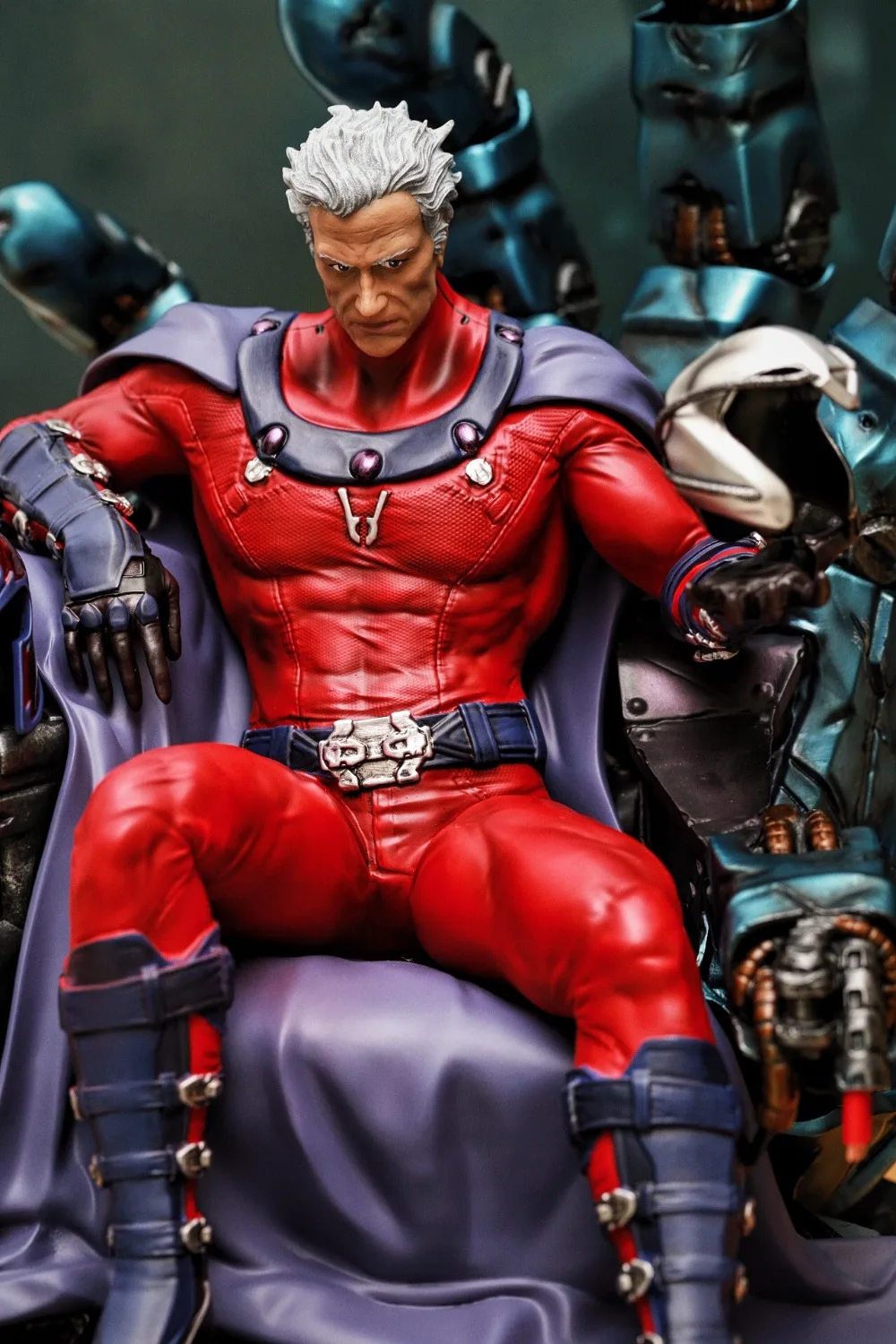 Новая коллекция Worth 1/4 Scale X men Смола Magneto статуя Recast высокое качество|Игровые