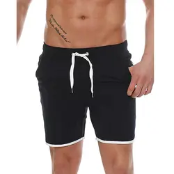 LASPERAL Марка 2019 шорты Для мужчин модный шнурок свободные Для мужчин s Пляжные шорты летняя верхняя одежда с печворк мужские шорты плюс