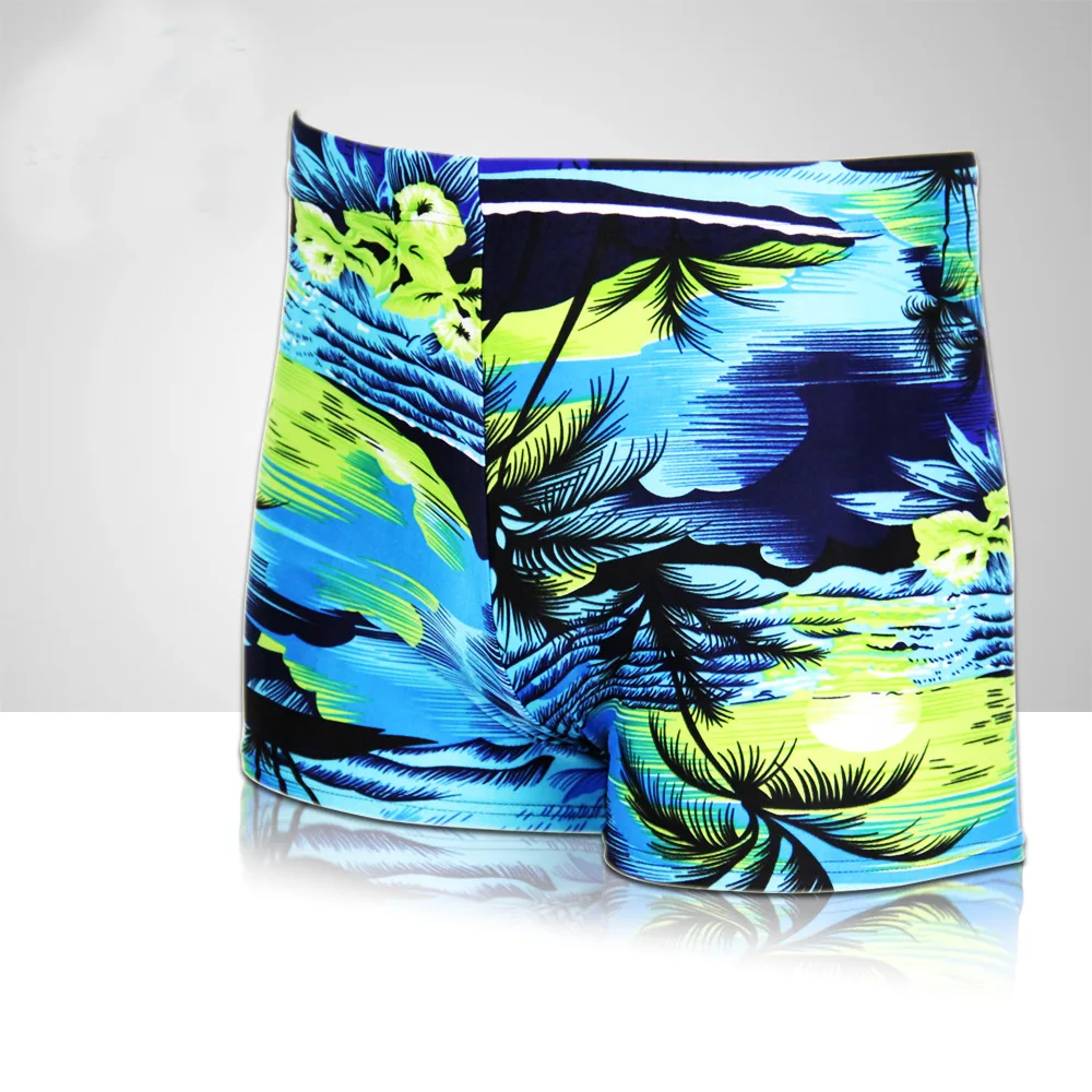Men boxer swimming trunks swimming trunks increase fat male Bali Island