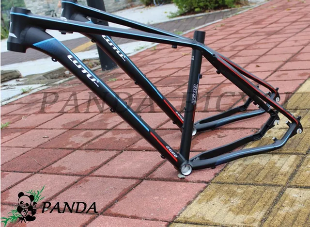 Cheap Panda alloy Mountain Bike Frame 26ER*16ER/18ER  MTB bike Frame 26inch*16inch/18inch 7005 Double-Tube Aluminum DB Free Shipping