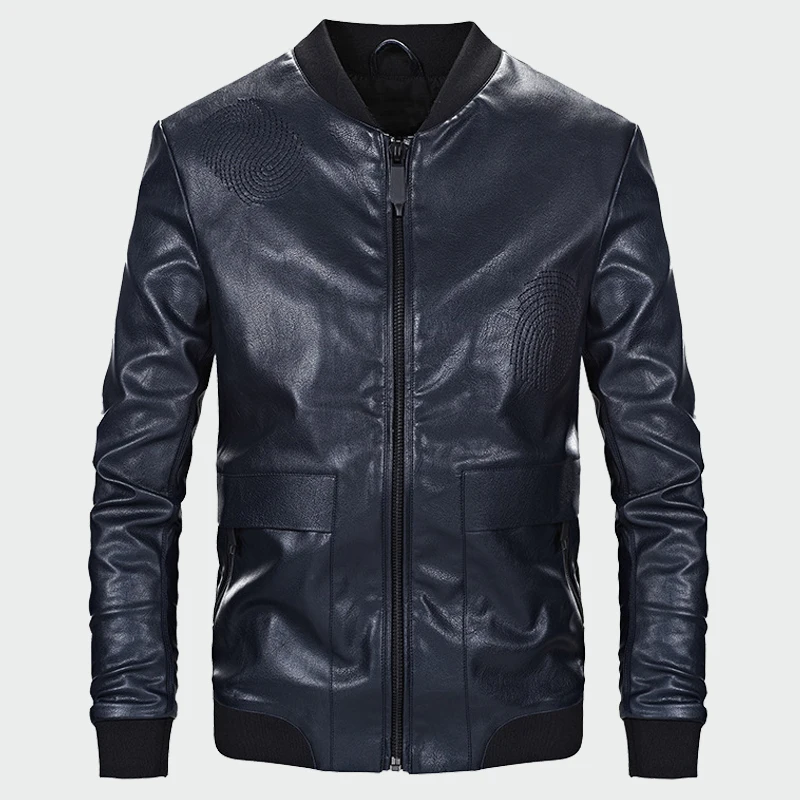 De Faux Mince Cuir 3xl Pu Veste S Hommes Automne Vestes Vêtements blue Moto En Marque Black Cycliste Manteaux Ml033 PABHWWcE