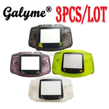 3 шт./партия, полный корпус на замену, подходит для GameBoyAdvance с ограниченными линзами с мультяшным экраном GBO DMG Boy Advance