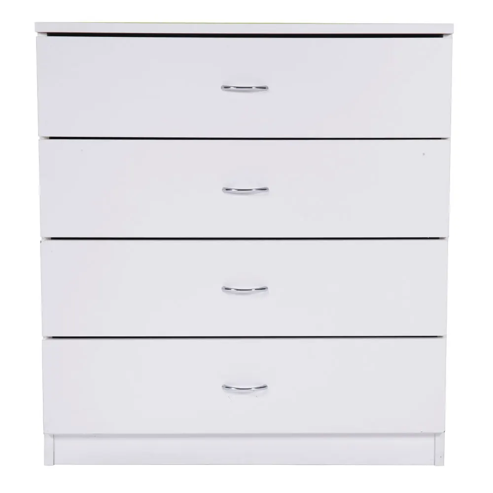 MDF Wood Simple 4-Drawer Dresser White | Мебель
