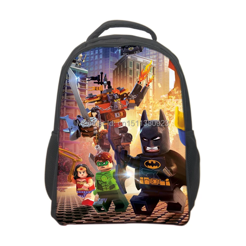 

Free Shipping Lego Movie Backpack for Boys Lego School bags Kids Cartoon Bookbags Children School Bags Mochila Lego Backpack