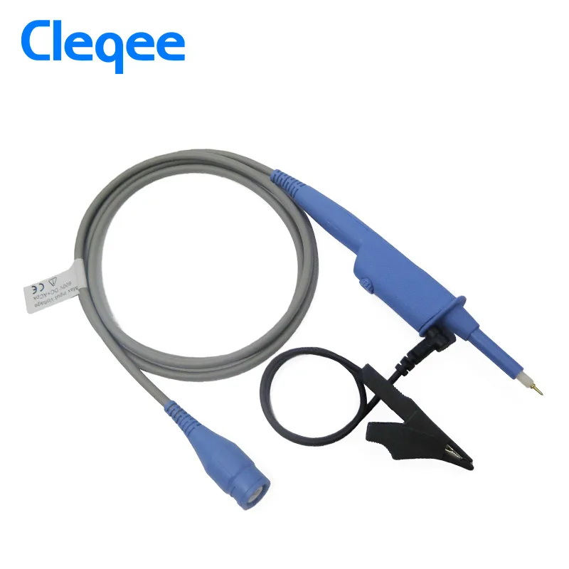 

Authentic 1PCS P2300B Oscilloscope Probe BNC protective cap DC-300MHz Scope Clip Probe 500MHz For Tektronix HP X10