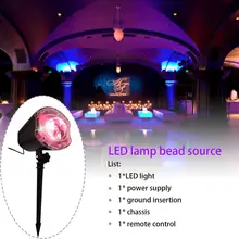 SC510-01RF Метеоритный Дождь светодиодный свет проекционный прожектор сценический свет водонепроницаемый ветрозащитный Открытый Газон лампа для двора