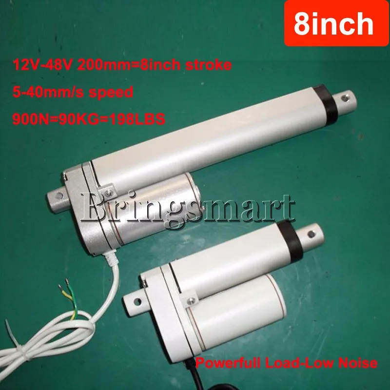 Bringsmart linear actuator 12-48v 200mm 8 inch Stroke 900-1000N 100KG load Tubular Motor mini electric linear actuator TGA-8 цена Bringsmart linear actuator 12-48v 200mm 8 inch Stroke 900-1000N 100KG load Tubular Motor mini electric linear actuator TGA-8 цены онлайн