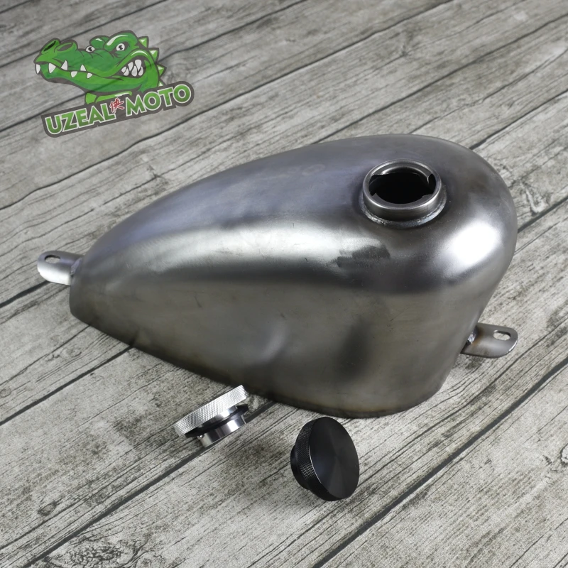 

Convex Hole Harley Style Retro Motocycle Embryo Fuel Tank With Cap Chopper Bobber