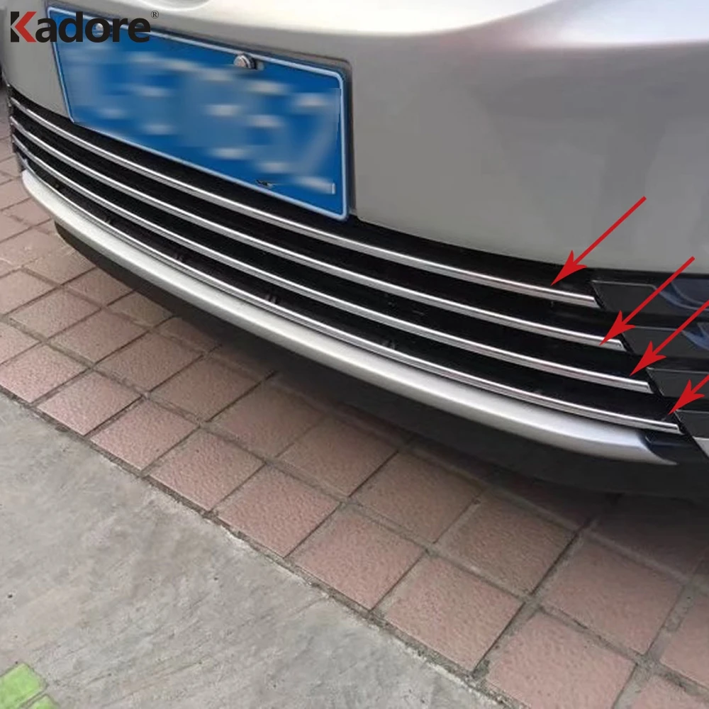 Front Center Grille Cover For Toyota Corolla 2017 Facelift ABS Chrome