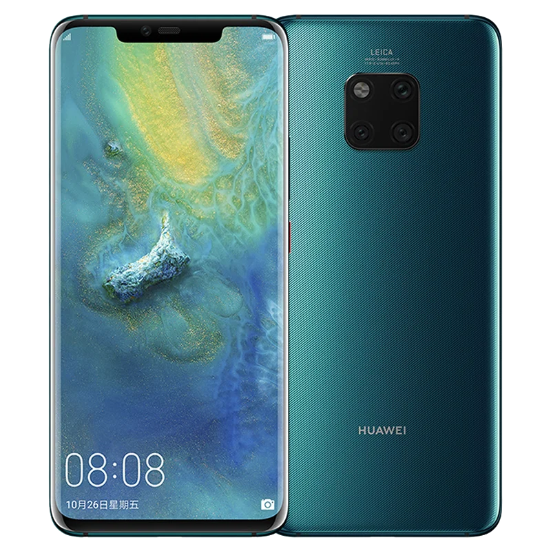 HUAWEI mate 20 Pro мобильный телефон 6,39 дюймов 2k OLED экран водонепроницаемый IP68 40 Мп задняя камера Kirin 980 Восьмиядерный разблокировка лица ID