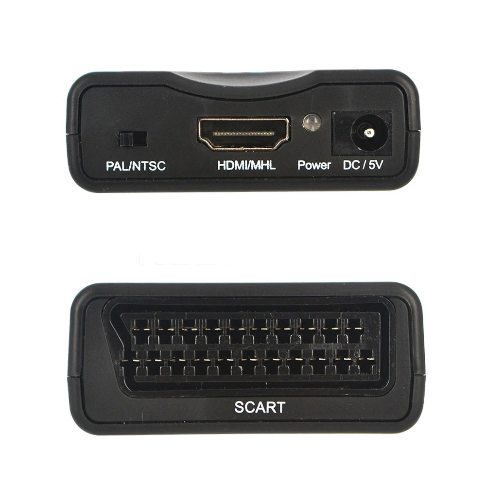 HDMI-compatible to SCART Video Audio Upscale Converter AV Signal Adapter HD Receiver HDMI Scart | Электроника
