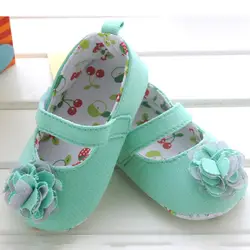 Летняя дышащая нескользящая обувь для маленьких девочек с цветочным принтом, повседневная прогулочная обувь для малышей, мягкая подошва