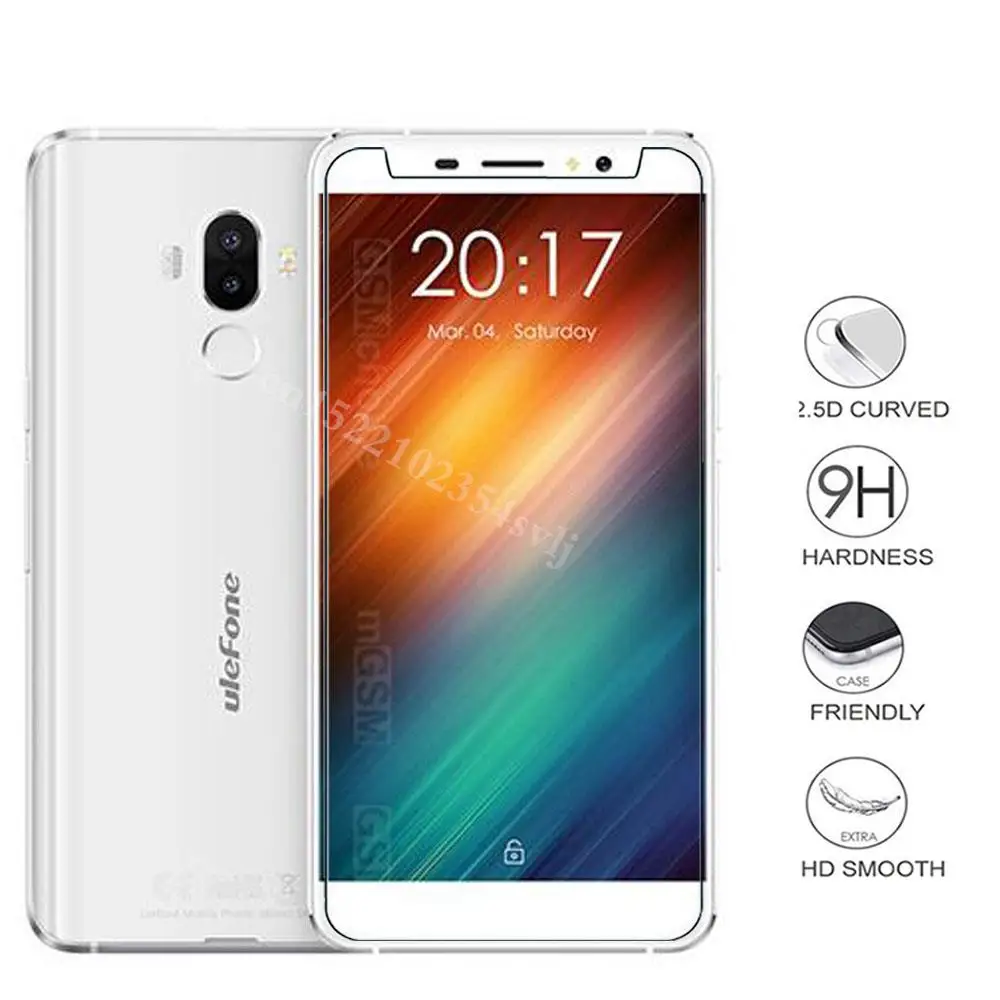 Фото Закаленное стекло для Ulefone 3 S S9 S10 S1 PRO S7 S8 Pro Tiger lite X Mix 2 Power 3 Защитная крышка для экрана №2