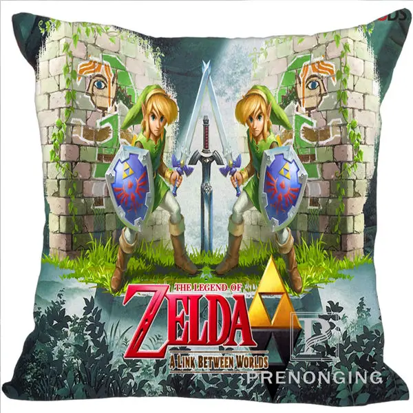 Custom Pillowcase Legend of Zelda Ocarina Square Zipper Pillow Cover Print Your Pictures(one side)180117#53 - Цвет: Pillowcases