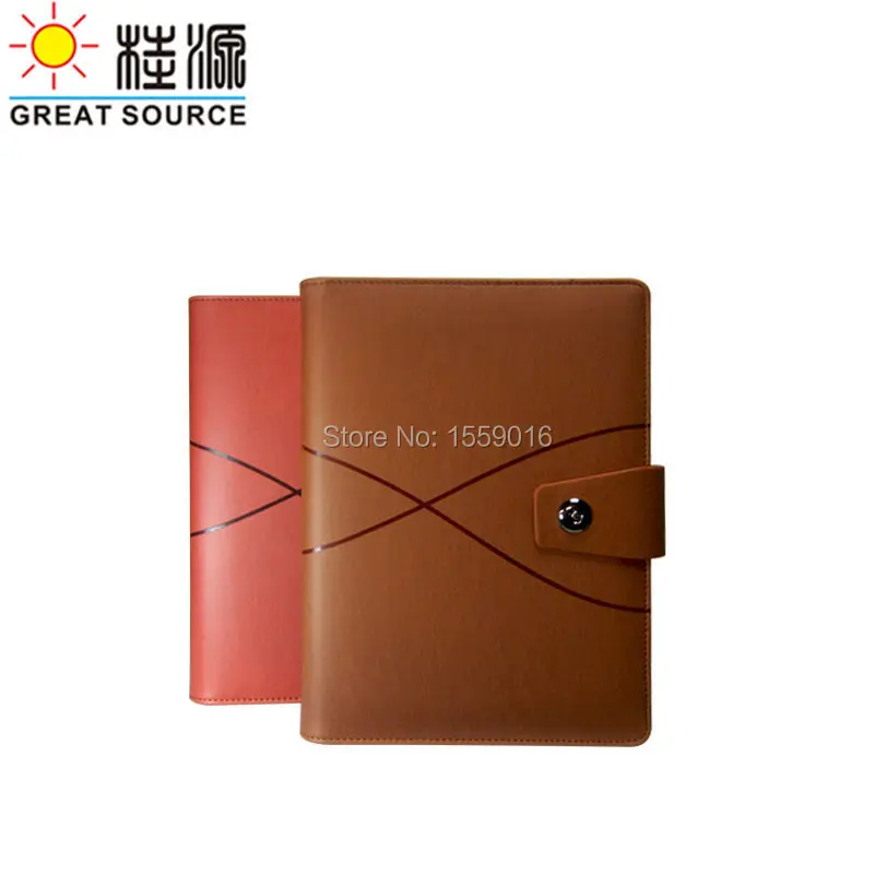 Отличный источник кожа padfolio 6 колец refill папку для A5 блокнота планировщик