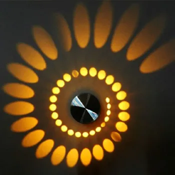 

Modern Style 3W RGB LED Wall Light Indoor Lighting For KTV Bar Decorate Lights Luminaire Sconce Background Lamps AC85-265V