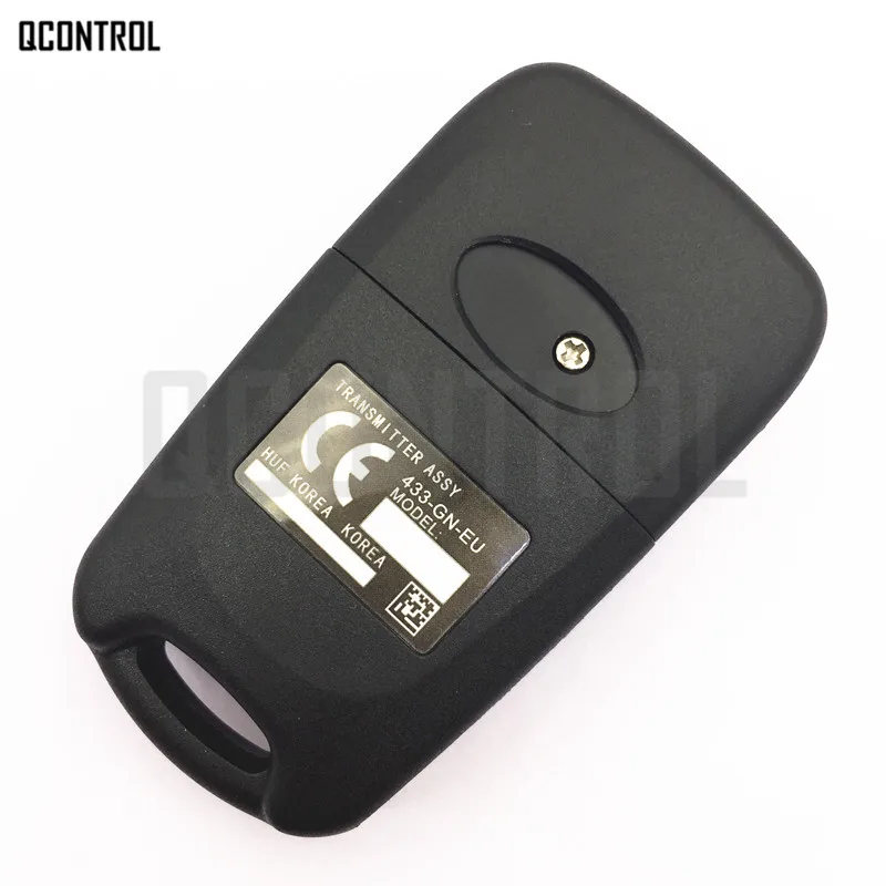 QCONTROL 433 МГц Автомобильный Дистанционный ключ для HYUNDAI Accent RKE-4A01 или RKE-4A02 контроллер замка двери