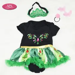 Для NPK 22 "полное тело силиконовые Reborn Baby Doll платье для девочек модная одежда Bebes Reborn 55 см кукла аксессуары детские куклы DIY