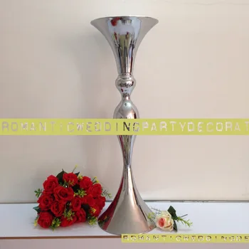 

30.7" Silver Wedding Flower vases Table centerpiece Wedding Decoration 10PCS/LOT