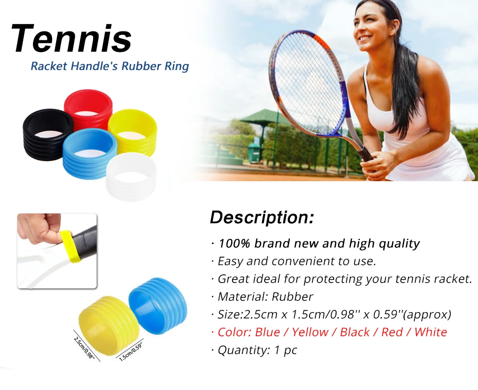 Tennis Racket Handle's Rubber Ring