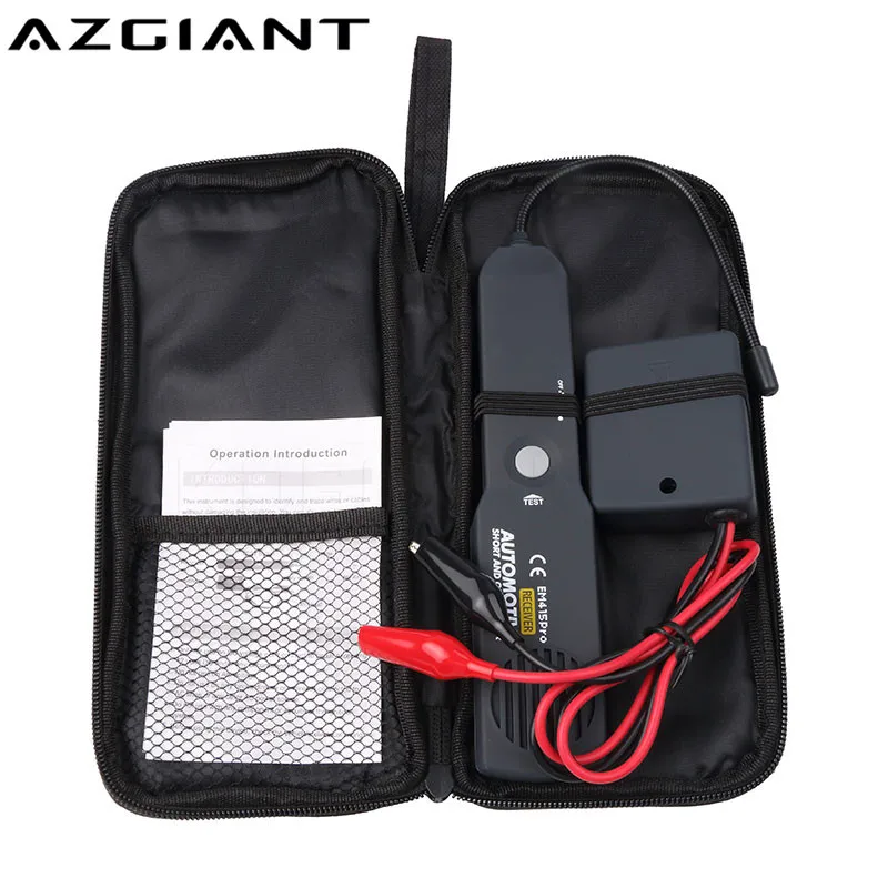 

AZGIANT EM415pro Automotive Cable Wire Tracker Car Tracer Finder Test Short & Open DC 6~42 Volts