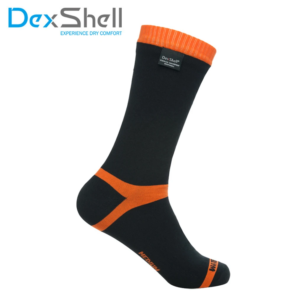 Knee High Cycling Waterproof Socks Windproof Breathable Warm Sports