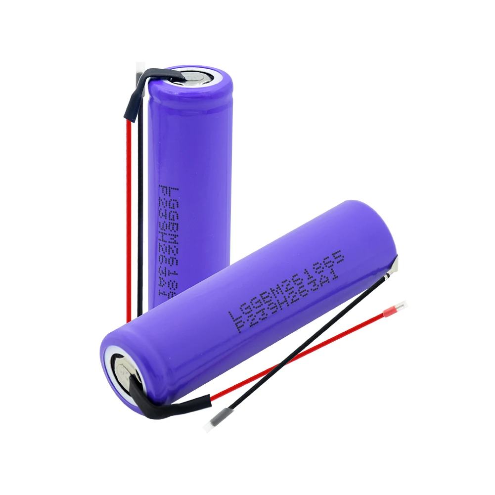 

18650 Battery Rechargeable Battery 3.7V M26 18650 Lithium 2600mAh 10A Li-ion Rechargeable Battery For Flashlight Torch+diy cable