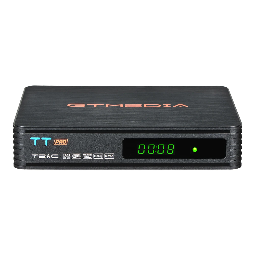 Оригинальные новые GTMEDIA TT Pro DVB кабель T2/T ТВ комбинированный приемник Поддержка