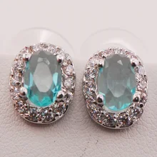 Женские серьги из стерлингового серебра 925 пробы с кристаллами TE480