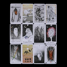 78Pcs/set Wild Unknown Tarot Deck Rider Oracle Cards Deck 78 Cards, Mysterious Animal Totem Tarot Cards Guidance - Board Game