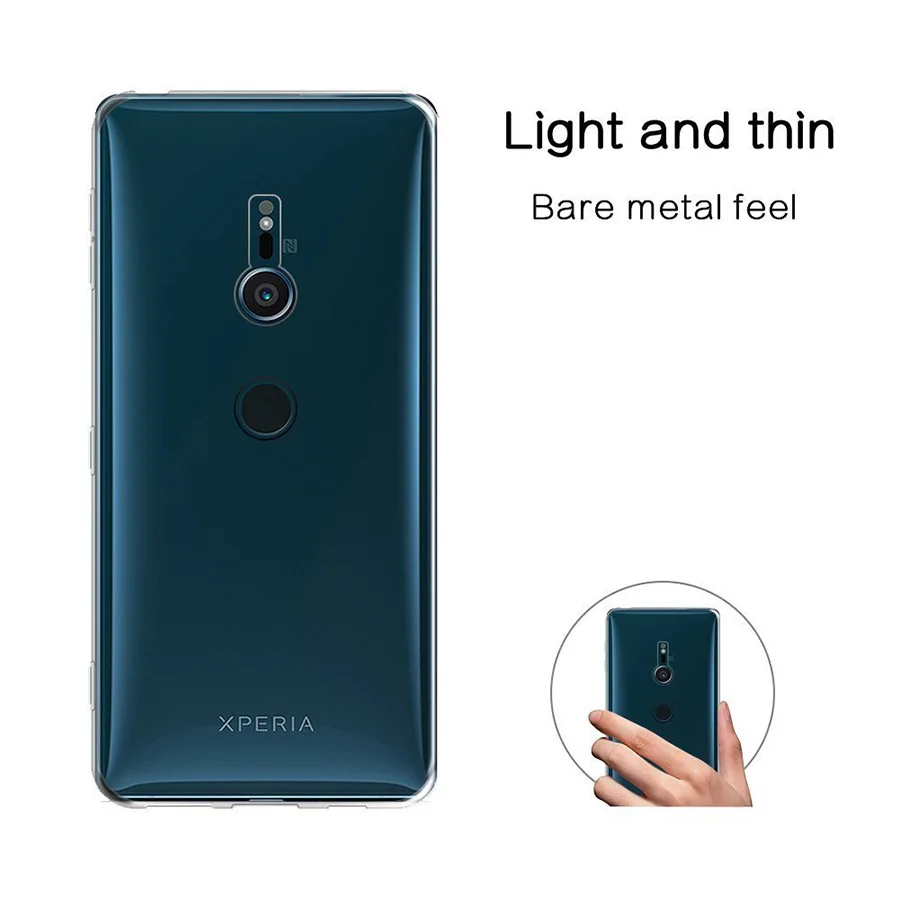 

For Sony XZ2 Compact Case Transparent TPU Case For Sony Xperia XZ2 Mini Premium Cases For Sony XA2 Plus L2 XZ3 XA3 L3 XZ4 Clear