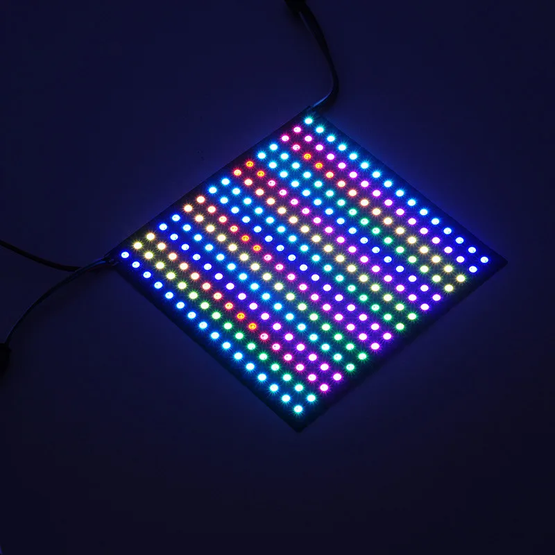 

DC5V 5050 WS2812B RGB LED Addressable Individually Pixel Panel 8*32/16*16 Digital RGB LED Matrix Is Consist