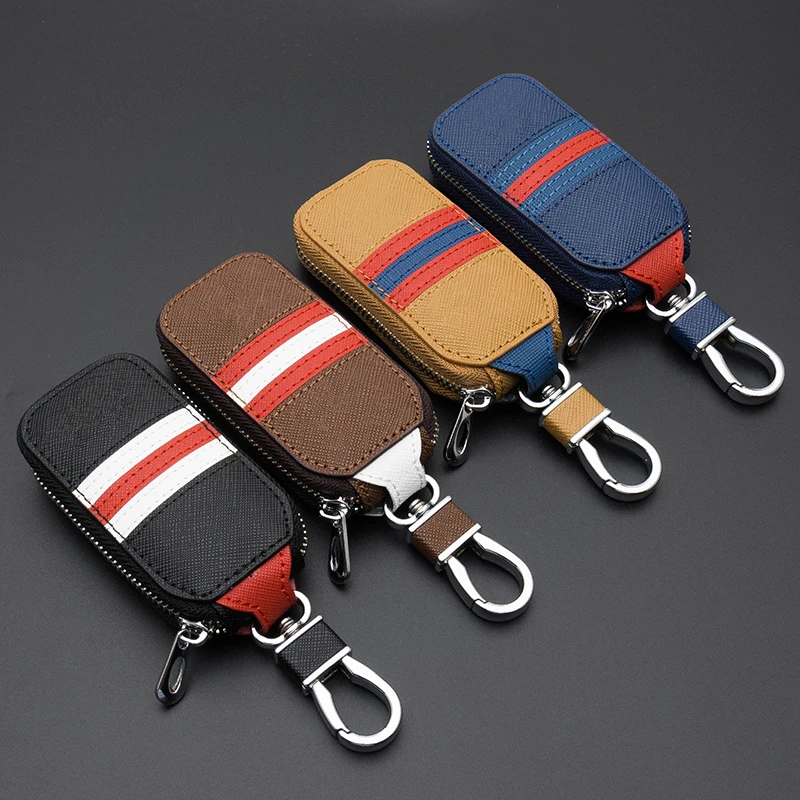 

Genuine Leather car Key case for Lexus Audi Mercedes Peugeot Toyota Vw Skoda Bmw Hyundai Protective car key Covers case bag