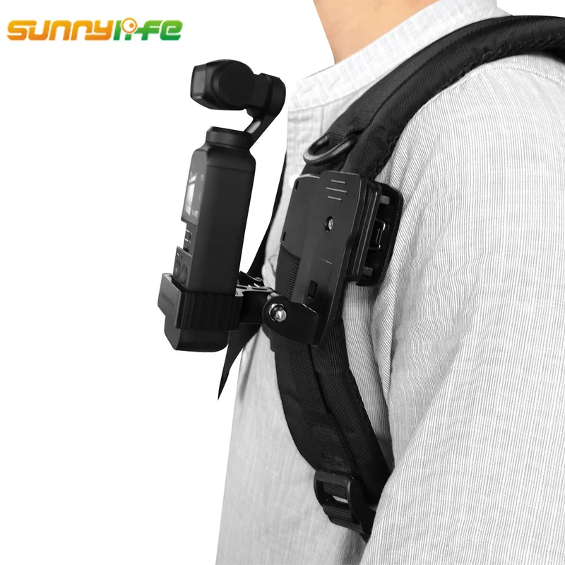 

Sunnylife DJI OSMO Pocket Accessories DJI OSMO Pocket Camera Base Holder with Bag Clip Clamp Mount for Gopro Action Camera