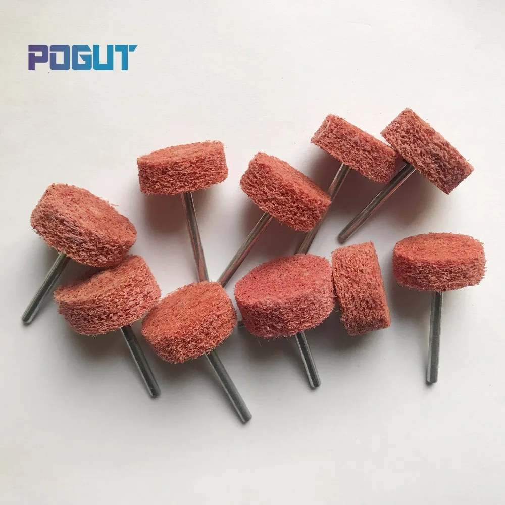 10pcs/lot Red Nylon Abrasive Plate Cleaning Grinding Wheel for Metal