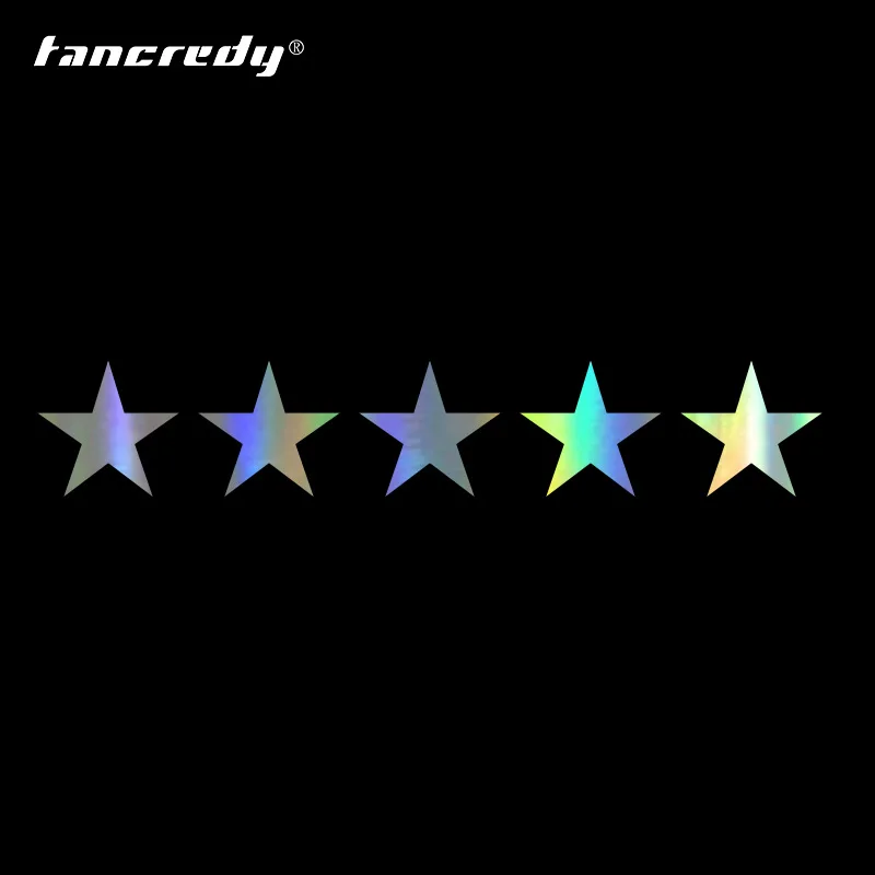 Виниловая наклейка для автомобиля Tancredy 16 9*2 8 см 5 звезд внешнее художественное