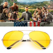 Игра FAR CRY 5 Косплей Опора Солнцезащитные очки Joseph Seed очки желтые аксессуары очки водителя