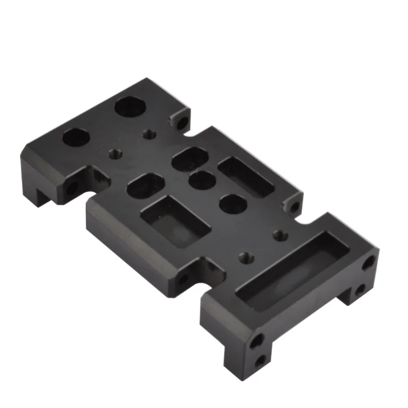 

1PCS Aluminum Skid Plate 73*40mm Gearbox Mount Base for 1/10 Rock Crawler Buggy Truck D90 D110 RC Car Transfer Gearbox Parts