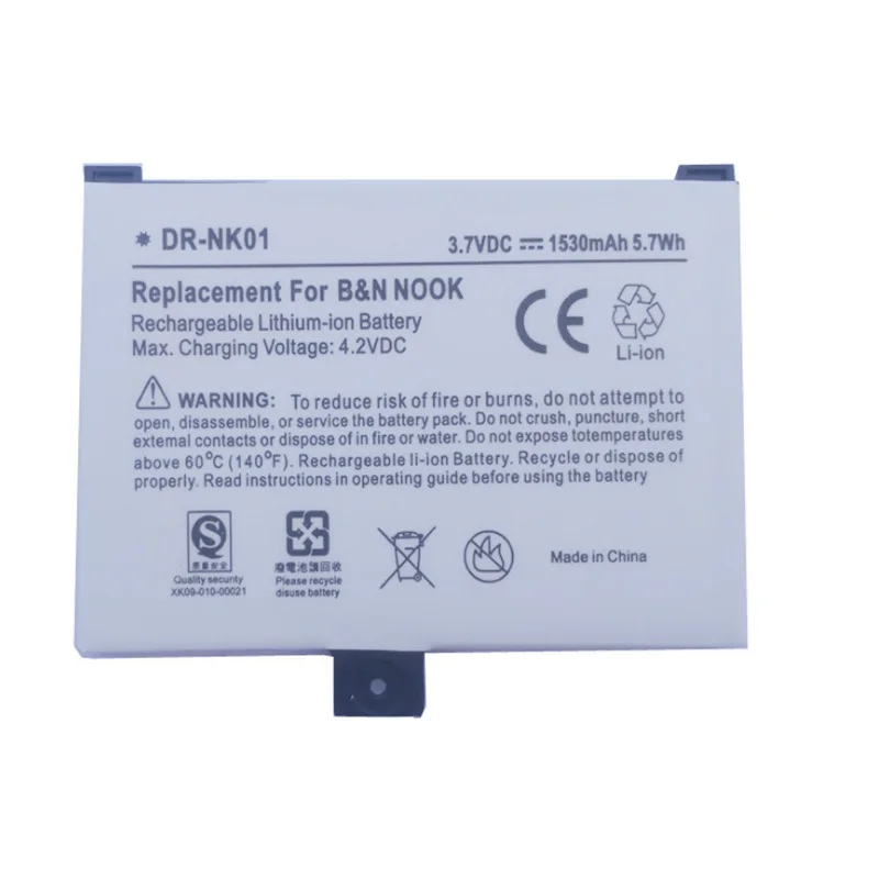 Аккумулятор 3 7 В для BARNES & NOBLE BNRV100 NOOK Classic Li Po перезаряжаемая замена
