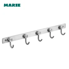 Best Offers bathroom stainless steel Robe Hook Wall Mounted 3/4/5/6 Holder Hanger Wall Hook Kitchen Holder Hanger Best Offers bathroom stainless steel Robe Hook Wall Mounted 3/4/5/6 Holder Hanger Wall Hook Kitchen Holder Hanger