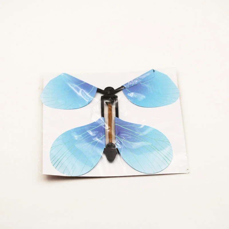 12pcs magic flying butterfly change from empty hands freedom butterfly close up magic tricks magia kids toy funny gadgets 82088