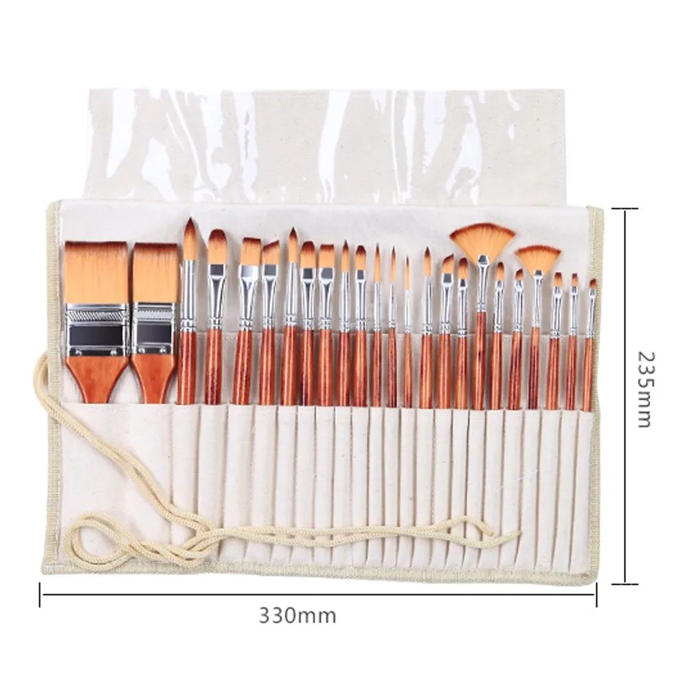 Professional high quality Artist paint brush Set with Bag Import Korea