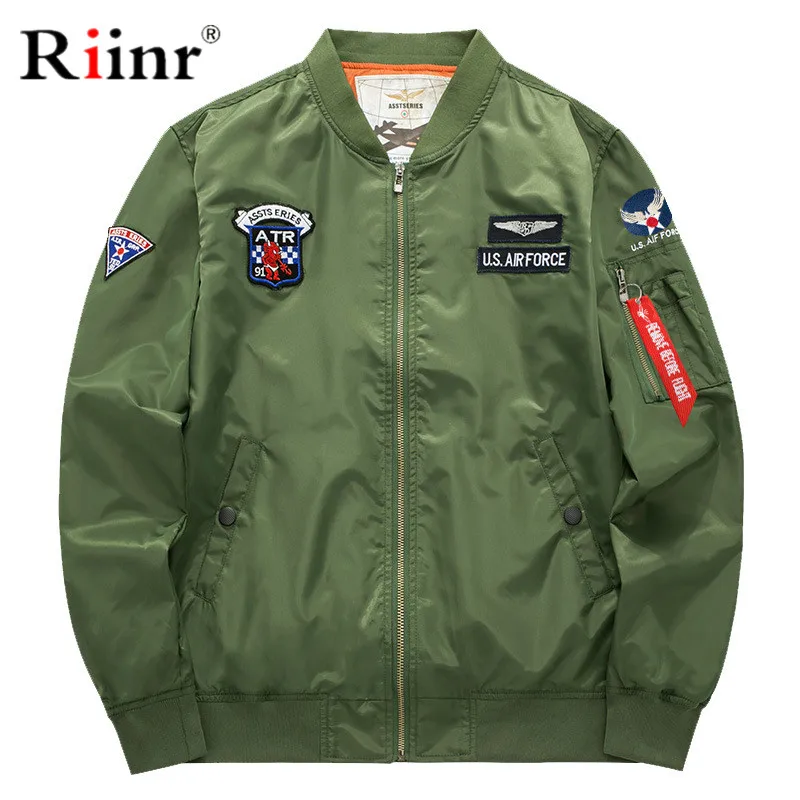 

Riinr Men Jacket Men Baseball Collar Quilted Zip Closure Jacket Men Pockets Keep Warm In Winter Manteau Homme Outwear Male