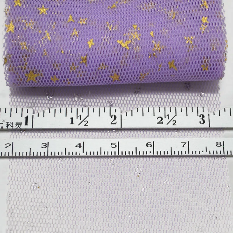 5 метров мягкая сетка блестки звезды тюль рулон для DIY Барби ткань ручной работы дети пачка аксессуары для волос для свадьбы День рождения Deco