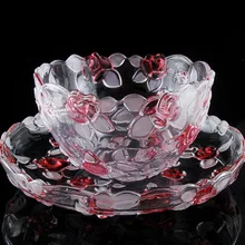 Большой хрустальный стеклянный компот Европейская Мода креативная гостиная тарелка для сушеных фруктов диск конфет блюдо закуски лоток