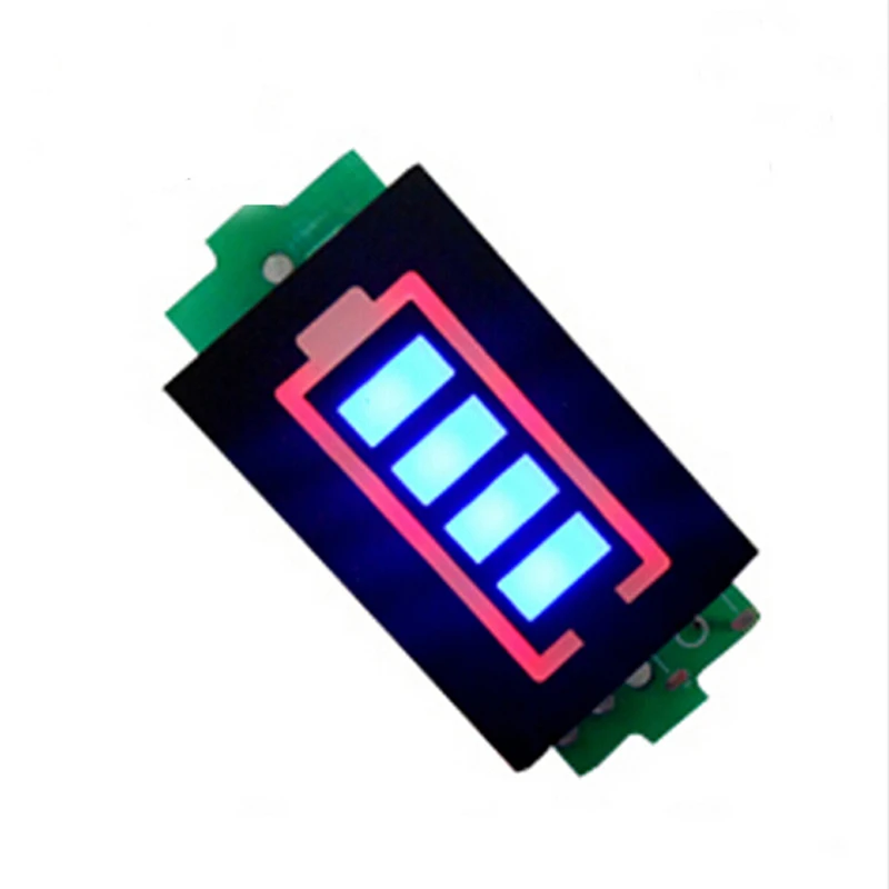 1S одиночный индикатор емкости литиевой батареи 3,7 в 4,2 в синий дисплей тестер заряда батареи для электромобиля Li-po Li-ion