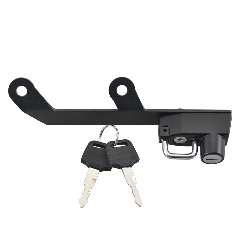 

Black Anti-theft Helmet Lock Side Mount Hanging Hook With 2 Keys For 2007 2018 Honda CB1000R CB 1000R 1000 R