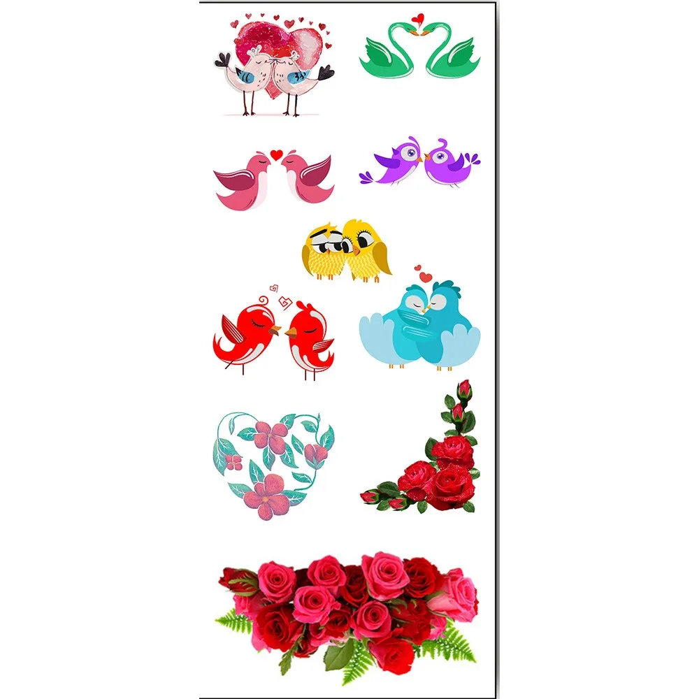 

Animal Tattoo Stick Environmental Protection Waterproof Temporary Tattoos Fake Tattoos Sticker
