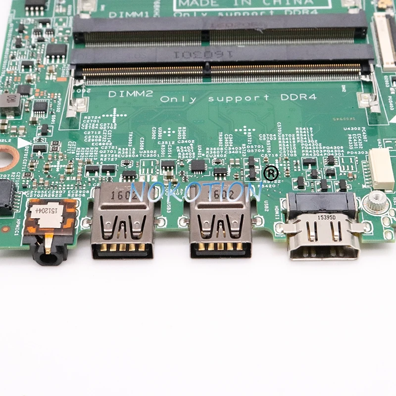 7R01D8 CN-7R01D8 اللوحة ل dell dell انسبايرون 15 5568 15296-SC 448.07R11.00SC اللوحة المحمول SR2EZ I7-6500U DDR4